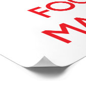 Poster Restez calme et concentrez-vous sur l'art martial (Coin)