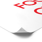 Poster Restez calme et concentrez-vous sur l'immersion (Coin)