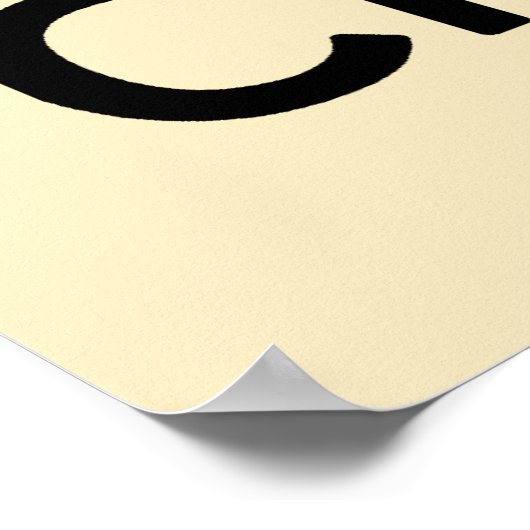 Poster Restez calme et connaissez Dieu est responsable (Coin)