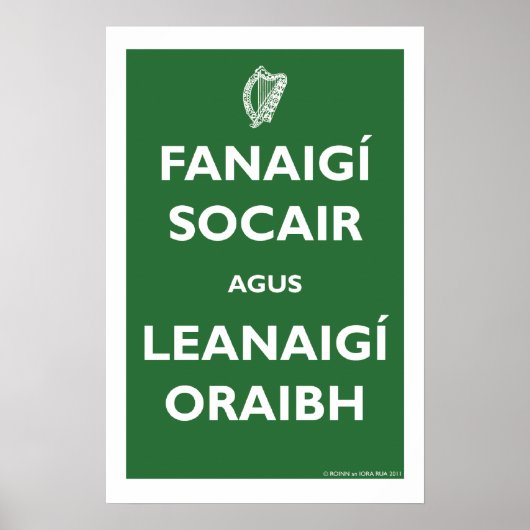 Poster Restez calme et continuez ! (Devant)