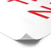 Poster Restez calme et faites confiance aux Narwhals (Coin)