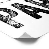 Poster Restez calme et faites la fête. (Coin)