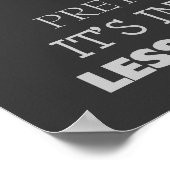 Poster restez calme et faites semblant de l'être dans le (Coin)