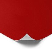 Poster Restez calme et joyeux sur l'affiche rouge et vert (Coin)