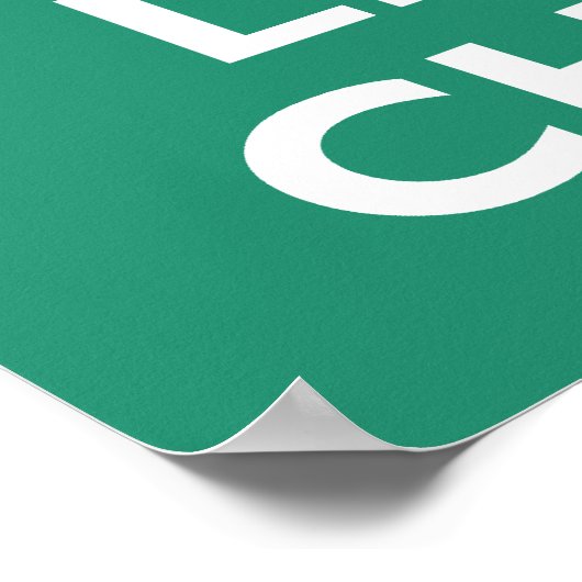 Poster Restez calme et Leprechaun (Coin)