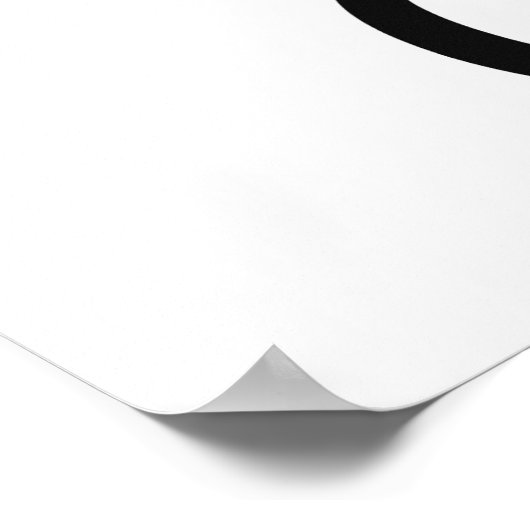 Poster Restez Calme Et Mangez Un Gâteau Entier. (Coin)