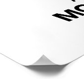 Poster Restez calme et monkey allumé (Coin)