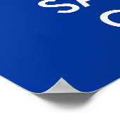 Poster Restez calme et naviguez sur l'affiche | imprimer  (Coin)