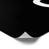 Poster Restez calme et ne respectez pas (Coin)