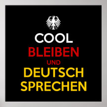 Restez calme et parlez allemand