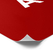 Poster Restez calme et portez une tonalité (Coin)