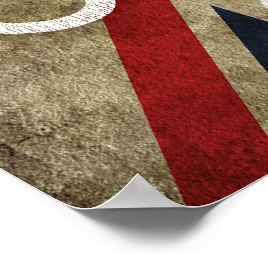 Poster Restez calme et poursuivez (Coin)