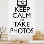 Poster Restez calme et prenez des photos (Cuisine)