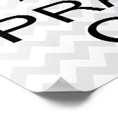 Poster Restez calme et priez pour le décret royal (Coin)