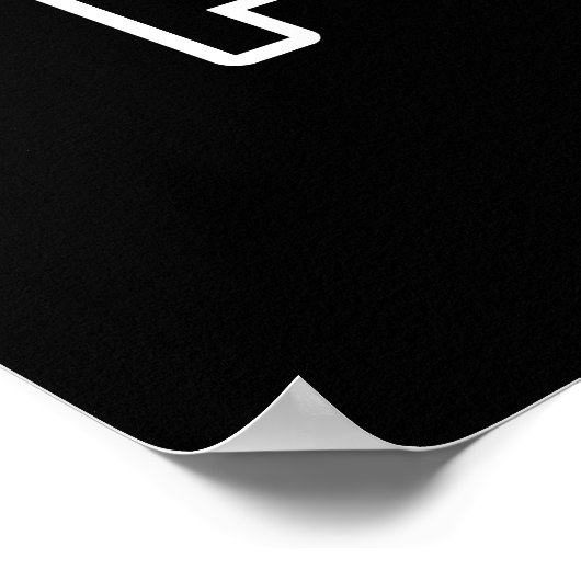 Poster Restez calme et protestez (Coin)