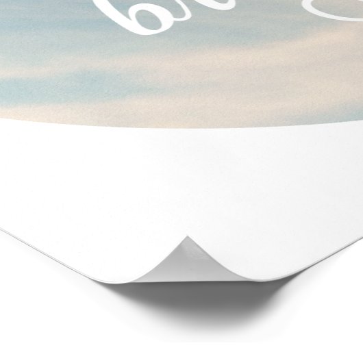 Poster Restez calme et respirez (Coin)