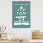 Poster Restez calme et restez allumé (Cuisine)