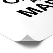 Poster Restez calme et restez allumé (Coin)