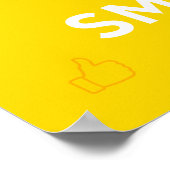 Poster Restez Calme Et Souriez (Coin)