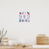 Poster Restez Calme Et Souriez ! | Phrase mignonne (Cuisine)