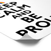 Poster Restez calme et soyez fier (Coin)