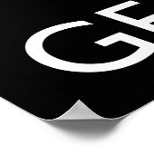 Poster Restez Calme Et Trouvez La Géocache (Coin)