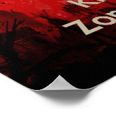 Poster Restez calme et tuez zombie (Coin)