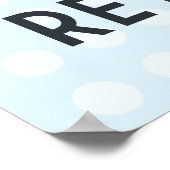 Poster Restez calme Je suis retraité (Coin)