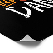 Poster Restez Calme Juste Danse Danse Danse Danse Danse (Coin)