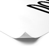 Poster Restez Calme Ne Vous Fâchez Pas Pun Fruit Drôle (Coin)