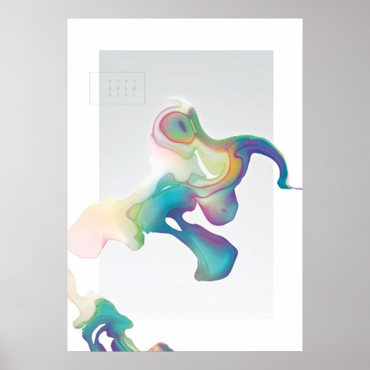 Poster Restez coloré (Devant)