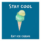 Poster Restez Cool (Devant)