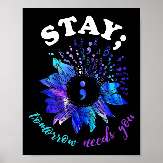 Poster Restez Demain A Besoin De Vous, Santé Mentale, Des (Devant)