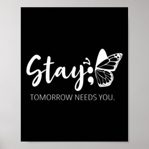Poster Restez Demain A Besoin De Vous Semicolon Santé Men