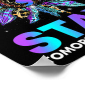 Poster Restez; Demain a besoin de vous Sensibilisation à  (Coin)