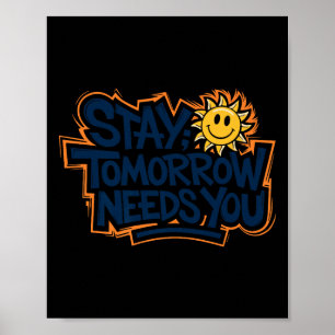 Poster Restez Demain a Besoin de Vous, Sensibilisation au
