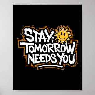 Poster Restez Demain a Besoin de Vous, Sensibilisation au