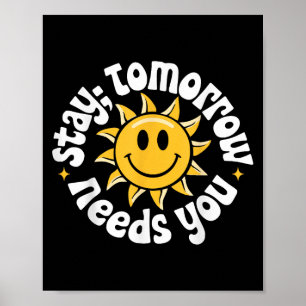 Poster Restez Demain a Besoin de Vous, Sensibilisation au
