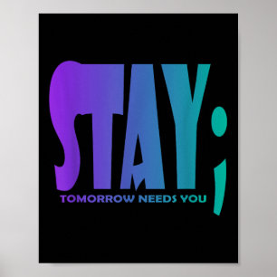 Poster Restez Demain Besoin de vous Sensibilisation à la