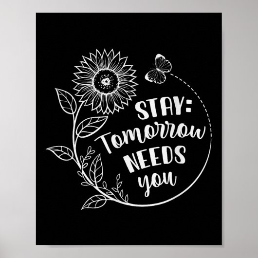 Poster Restez Demain Besoin de vous Sensibilisation à la (Devant)