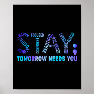 Poster Restez Demain Besoin de vous Sensibilisation à la
