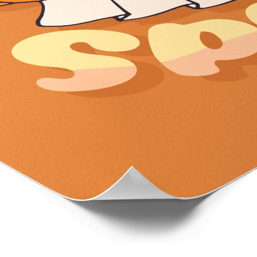 Poster Restez Éffrayant (Coin)