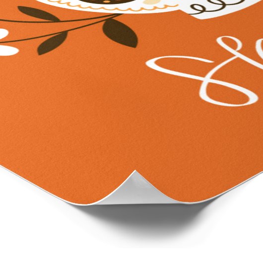 Poster Restez Éffrayant (Coin)