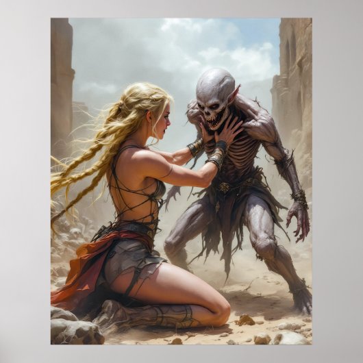 Poster Restez en arrière (Devant)