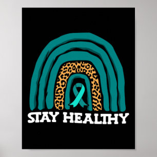 Poster Restez en santé Mois national de sensibilisation a