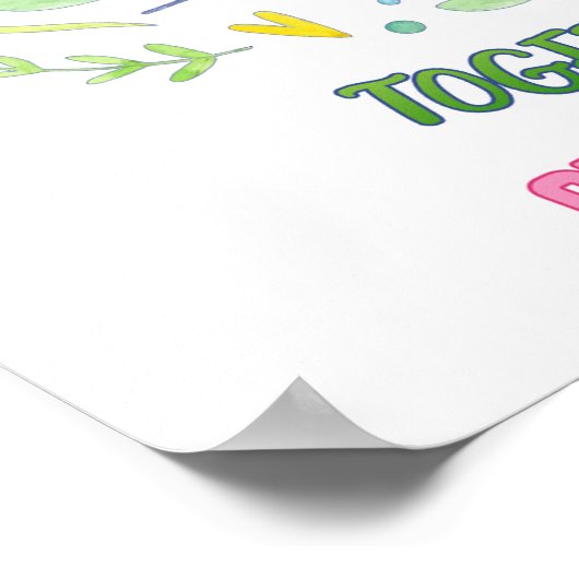 Poster Restez en sécurité (Coin)