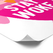 Poster Restez éveillé hibou (Coin)