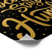 Poster Restez focalisé Restez humble (Coin)