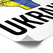 Poster Restez forts Ukraine - Paix - Liberté  (Coin)