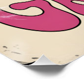 Poster Restez Groovy (Coin)